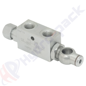 1/4" BSP VBPDE 20 L/min Hydraulic Double Pilot Operated Check Valve 350 Bar 
